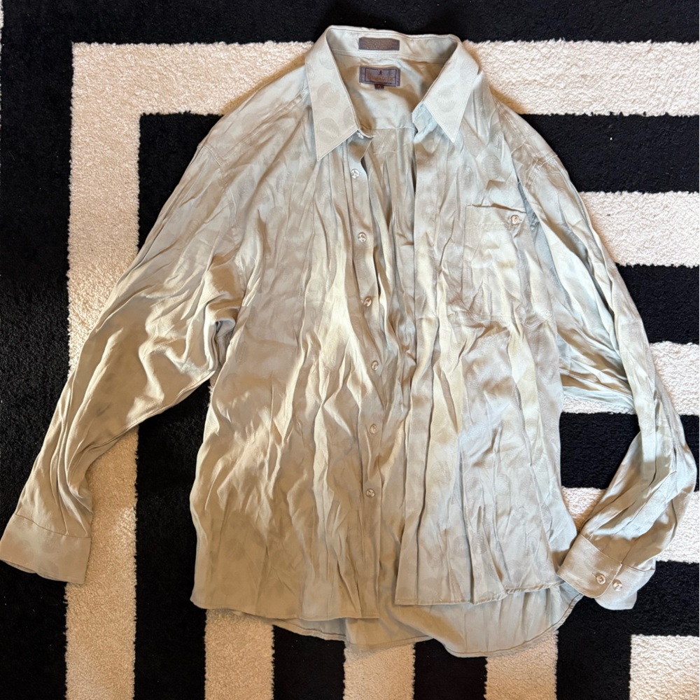 Vintage Bugatchi Men’s Dress Shirt - Size XL